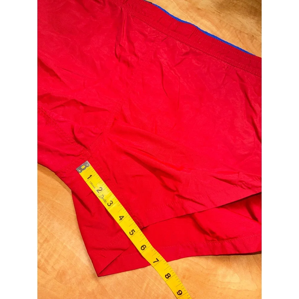 Polo Ralph Lauren Mens XL Red Blue Swim Trunks Board Shorts Mesh Lined 6